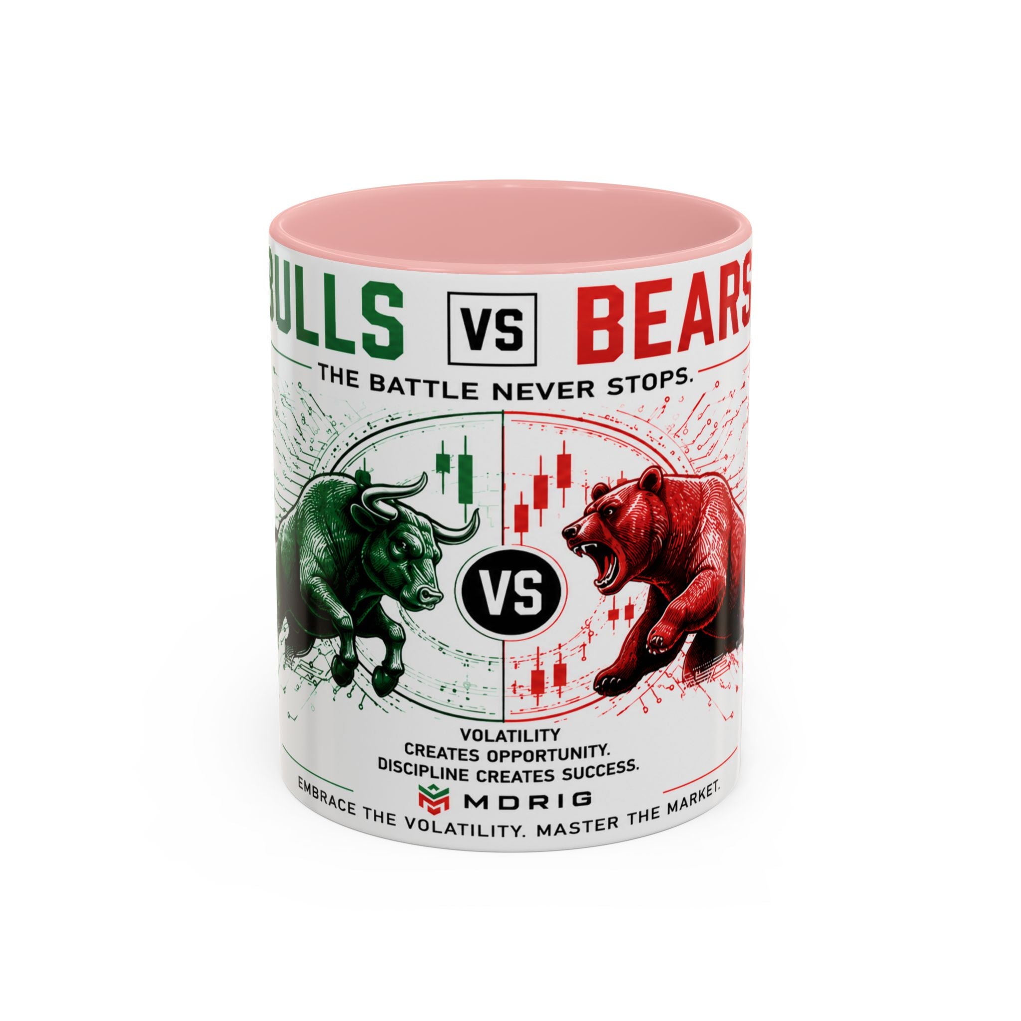 Stock market trader mug mockup for day traders investors and Wall Street fans