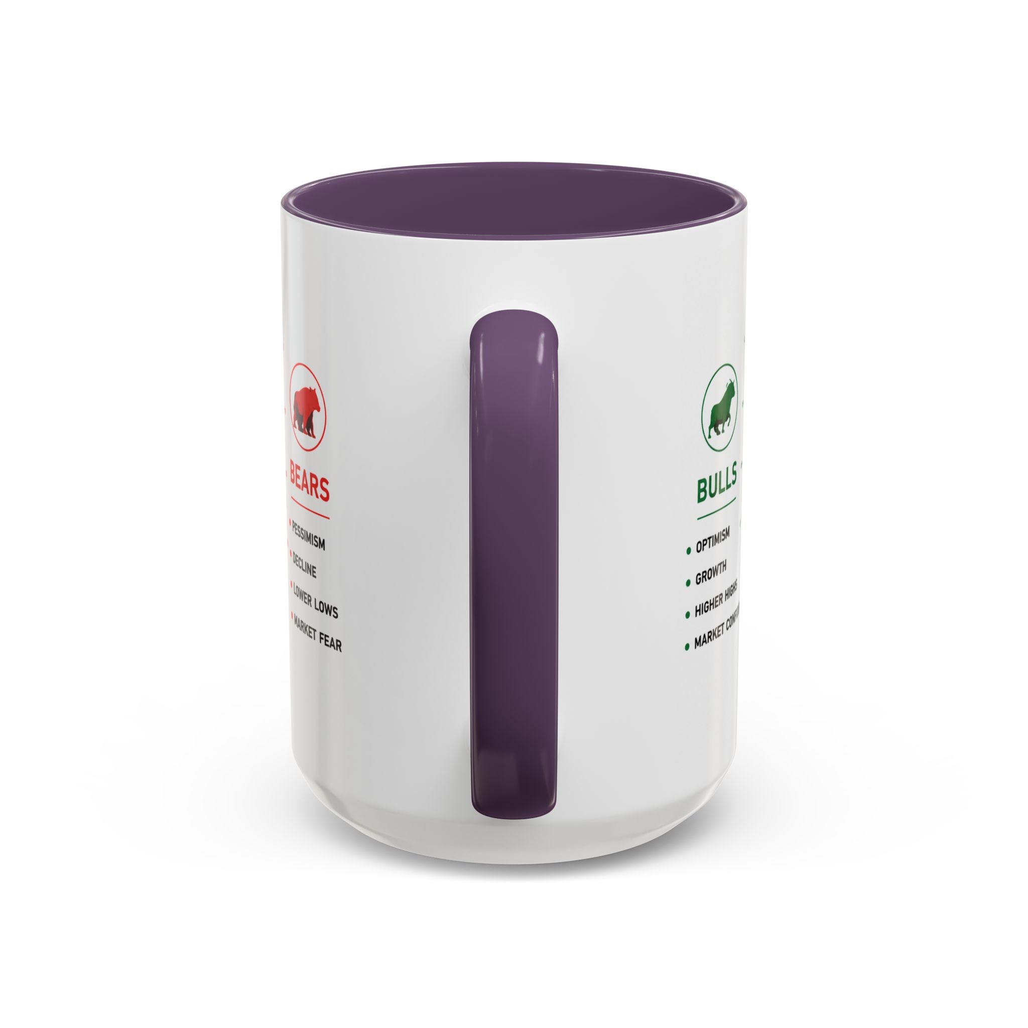 Bulls vs Bears Coffee Mug | Trader Coffee Cup | Stock Market Mug | Crypto Trading Gift | Day Trader Mug | Finance Lover Gift