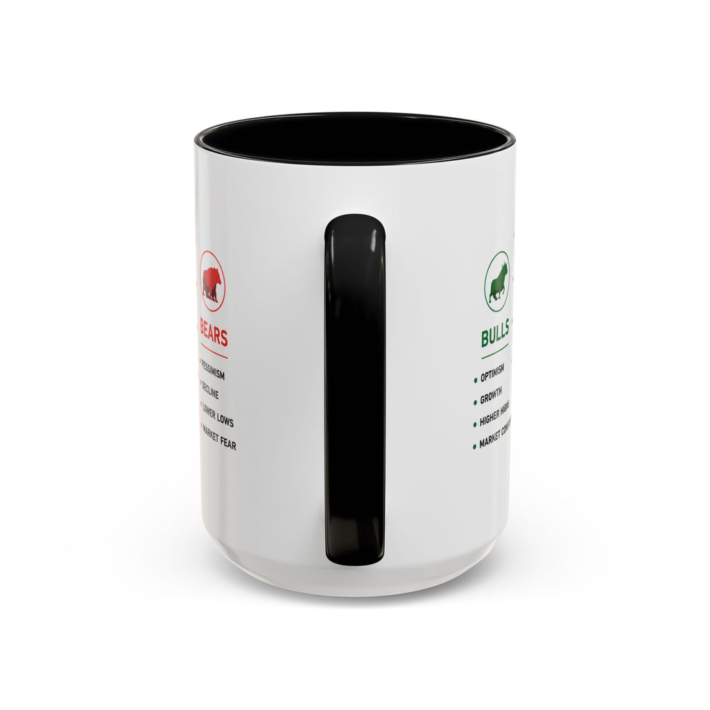 Bulls vs Bears Coffee Mug | Trader Coffee Cup | Stock Market Mug | Crypto Trading Gift | Day Trader Mug | Finance Lover Gift