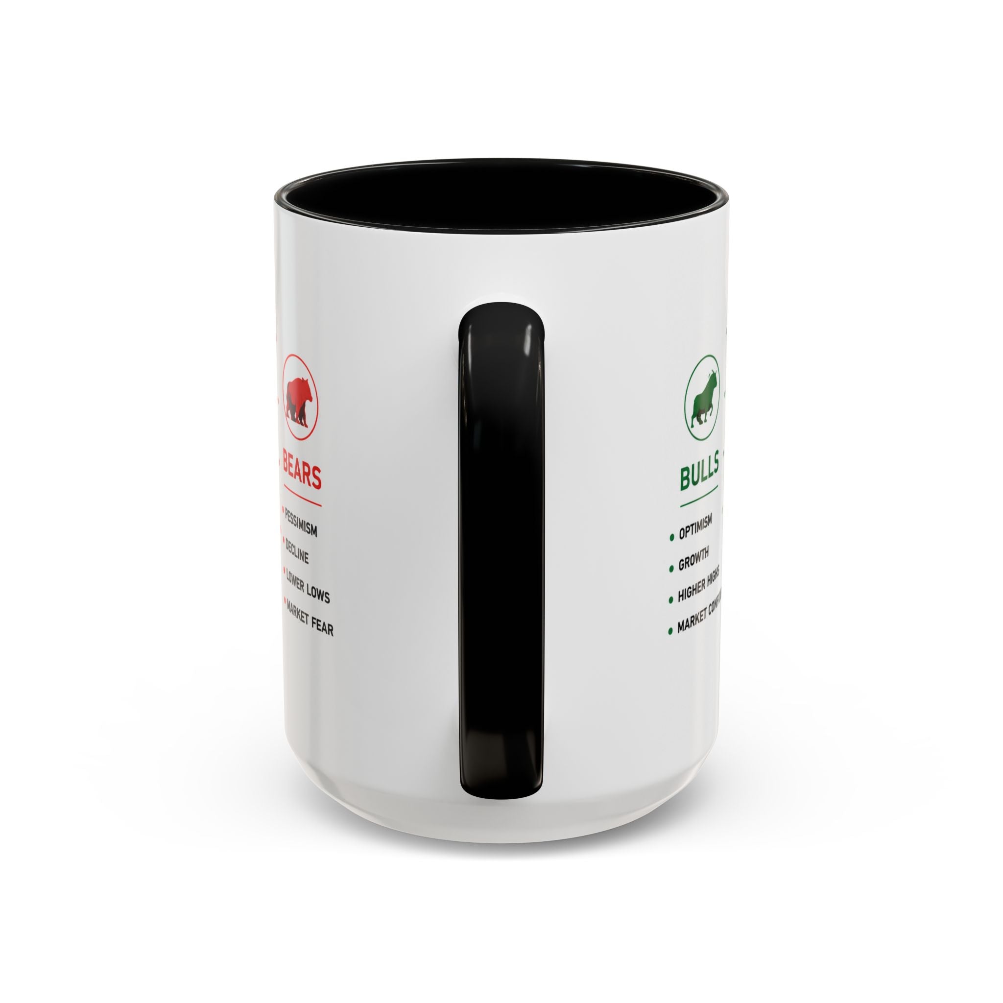 Bulls vs Bears Coffee Mug | Trader Coffee Cup | Stock Market Mug | Crypto Trading Gift | Day Trader Mug | Finance Lover Gift
