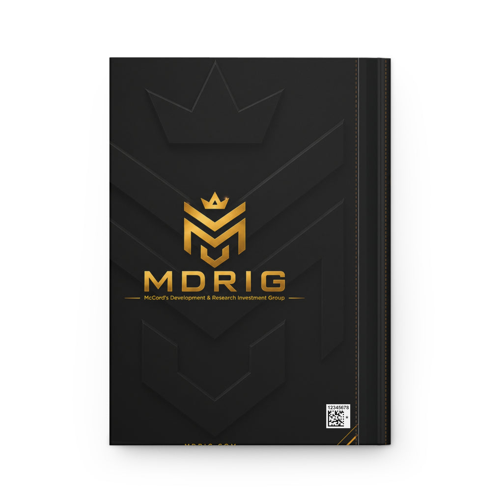MDRIG trading journal notebook interior view for trade notes performance review and market planning