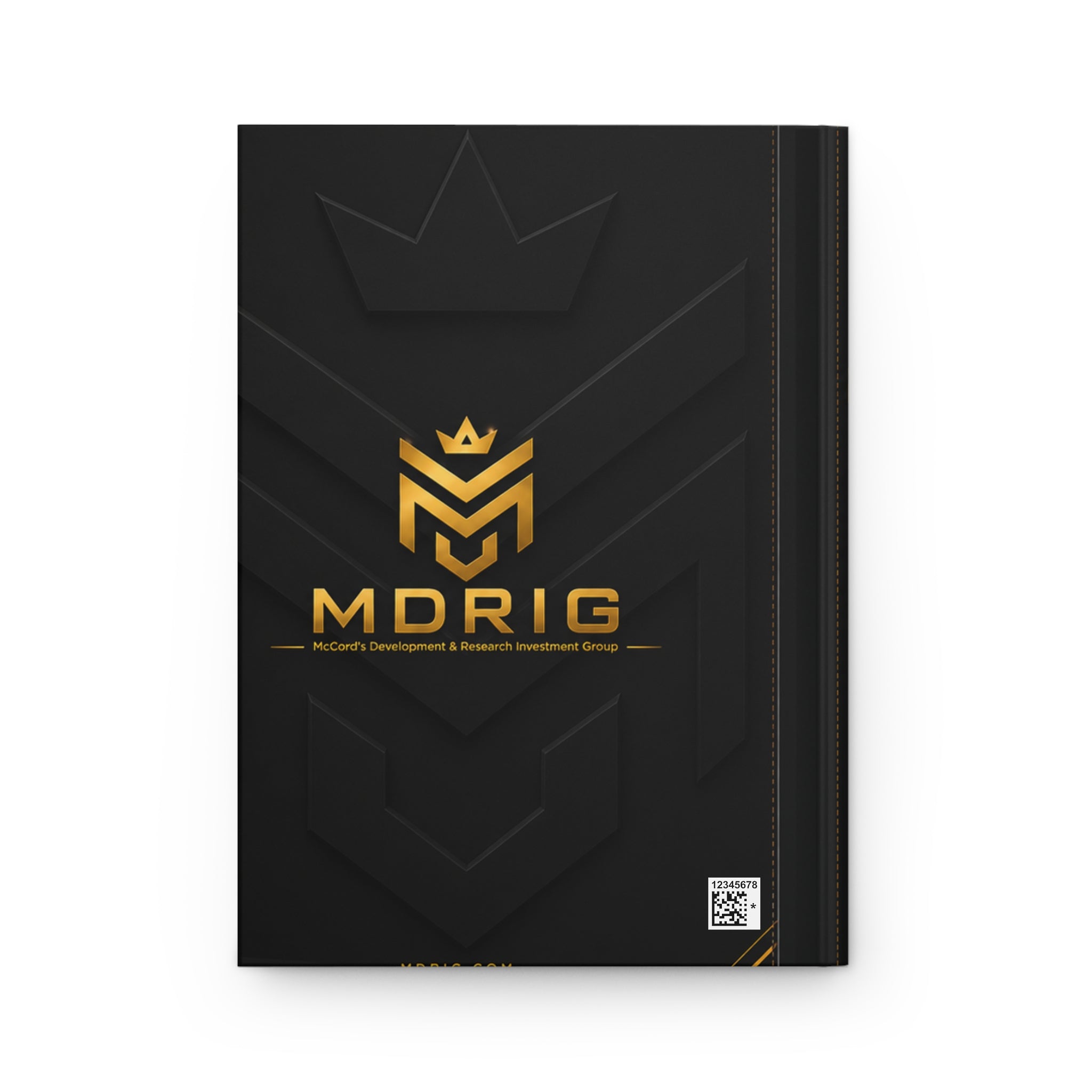 MDRIG trading journal notebook interior view for trade notes performance review and market planning