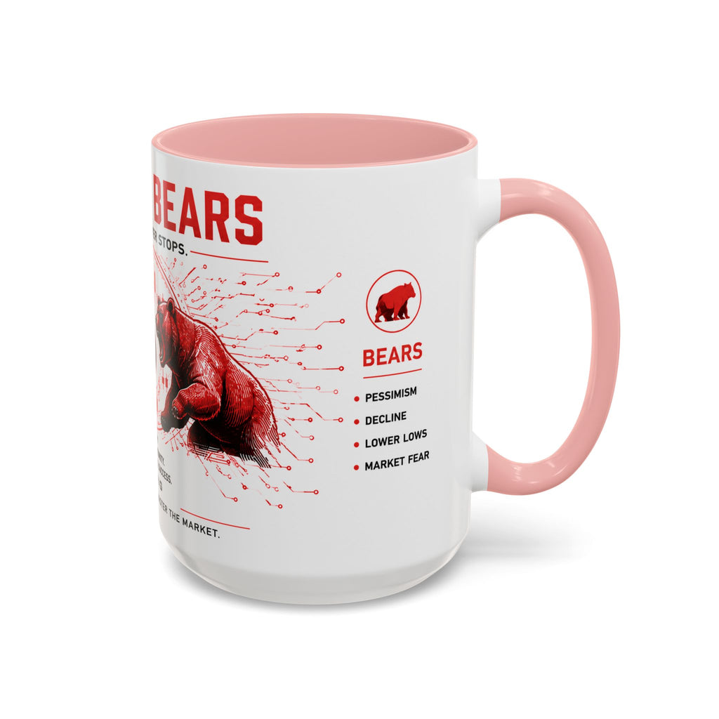 Bulls vs Bears Coffee Mug | Trader Coffee Cup | Stock Market Mug | Crypto Trading Gift | Day Trader Mug | Finance Lover Gift