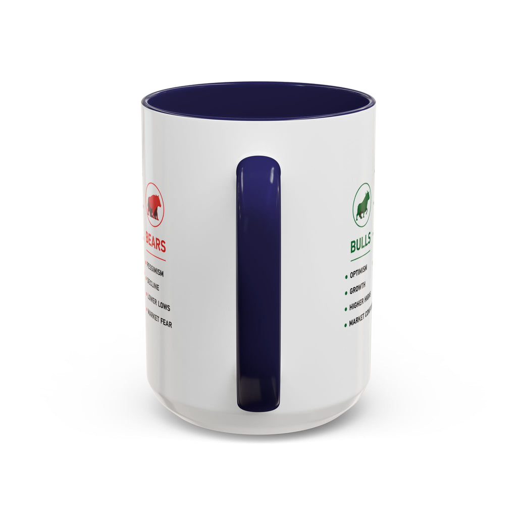 Bulls vs Bears Coffee Mug | Trader Coffee Cup | Stock Market Mug | Crypto Trading Gift | Day Trader Mug | Finance Lover Gift