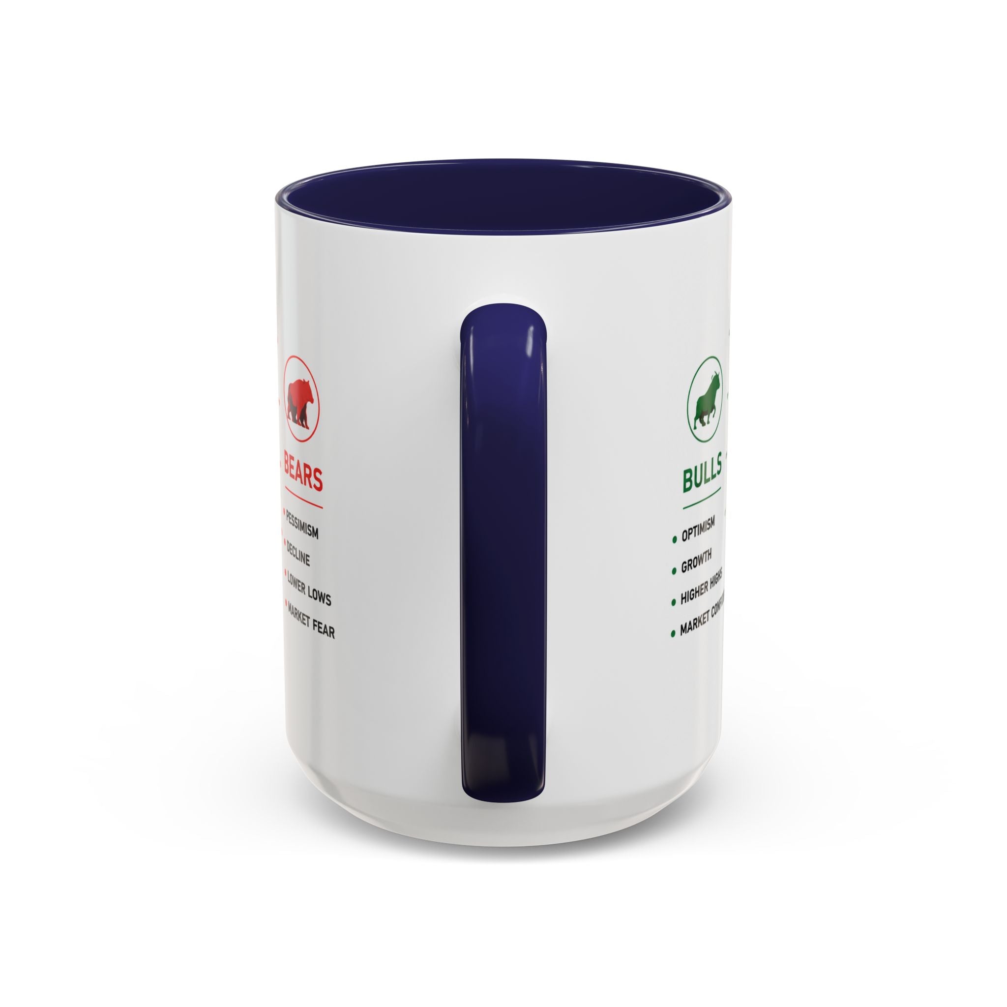 Bulls vs Bears Coffee Mug | Trader Coffee Cup | Stock Market Mug | Crypto Trading Gift | Day Trader Mug | Finance Lover Gift