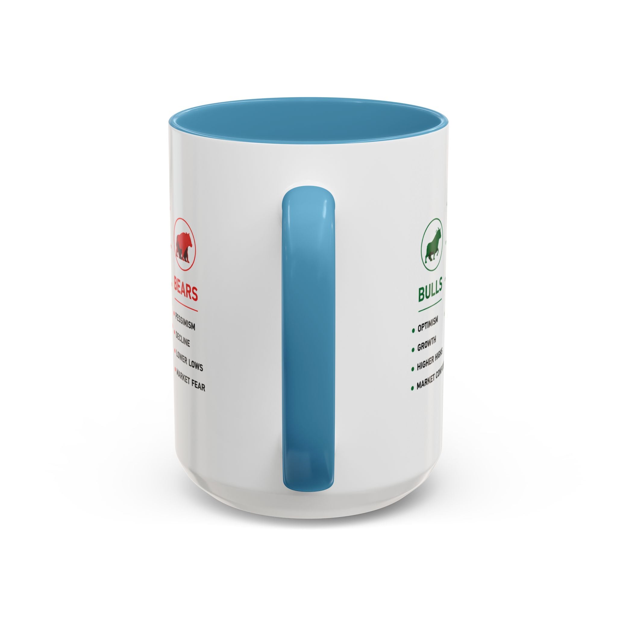 Bulls vs Bears Coffee Mug | Trader Coffee Cup | Stock Market Mug | Crypto Trading Gift | Day Trader Mug | Finance Lover Gift