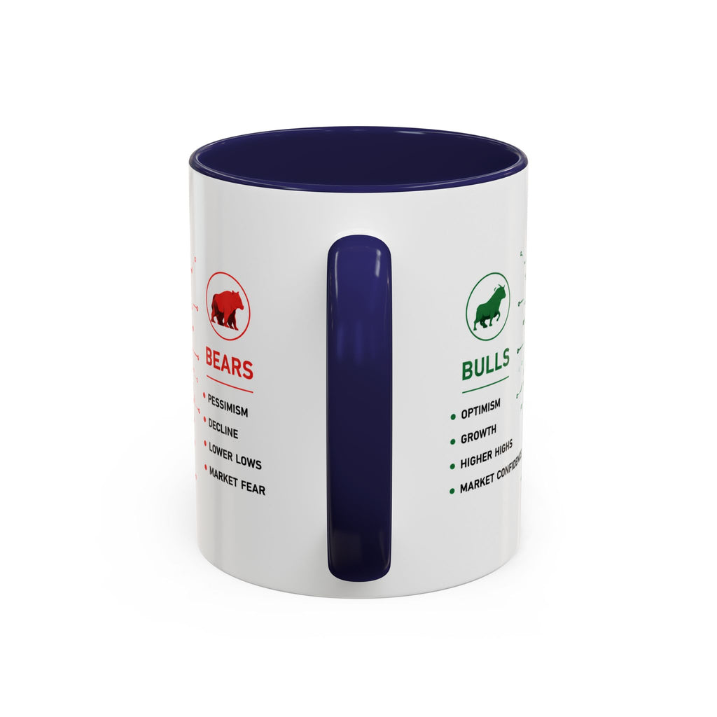 Bulls vs Bears Coffee Mug | Trader Coffee Cup | Stock Market Mug | Crypto Trading Gift | Day Trader Mug | Finance Lover Gift