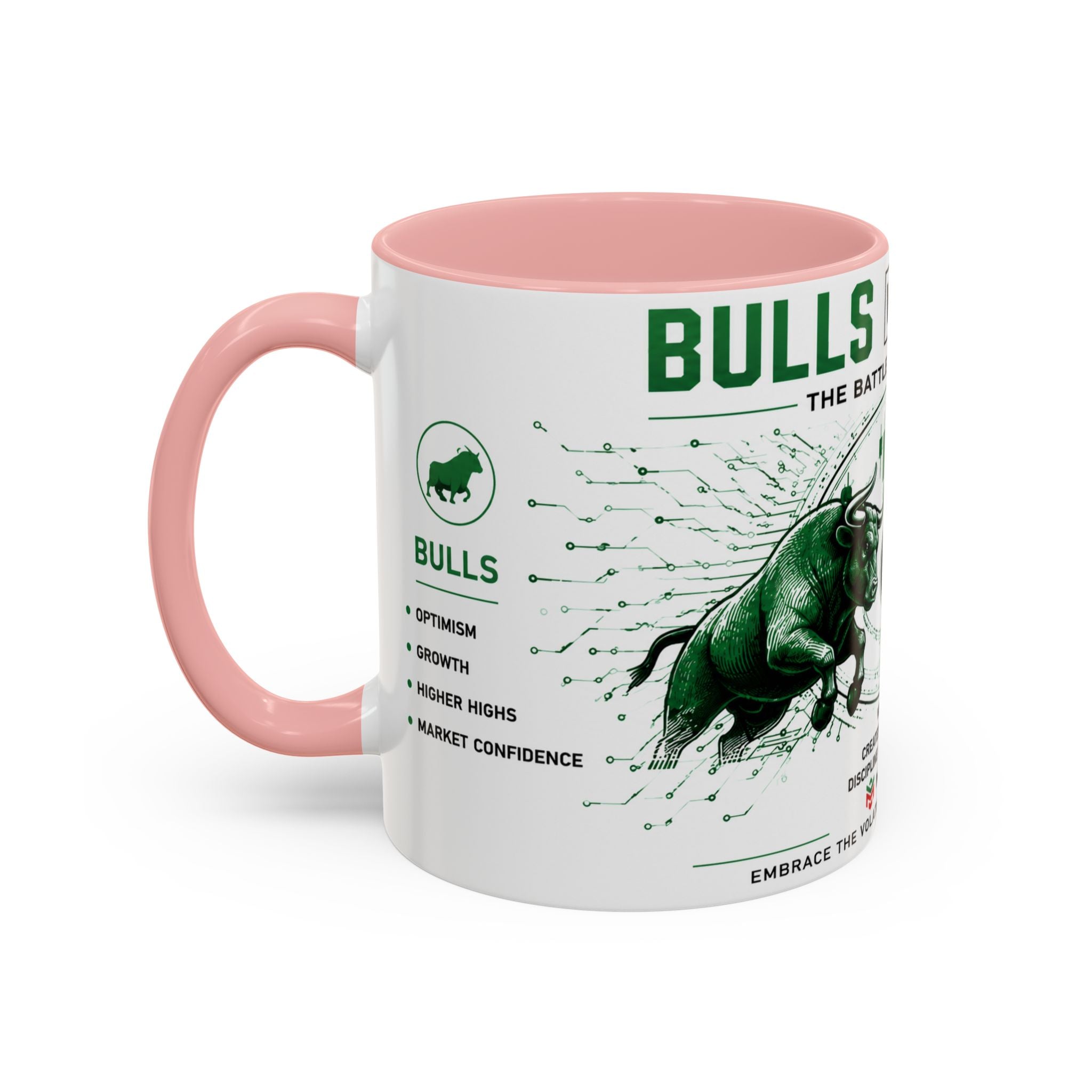 Bulls vs Bears Coffee Mug | Trader Coffee Cup | Stock Market Mug | Crypto Trading Gift | Day Trader Mug | Finance Lover Gift
