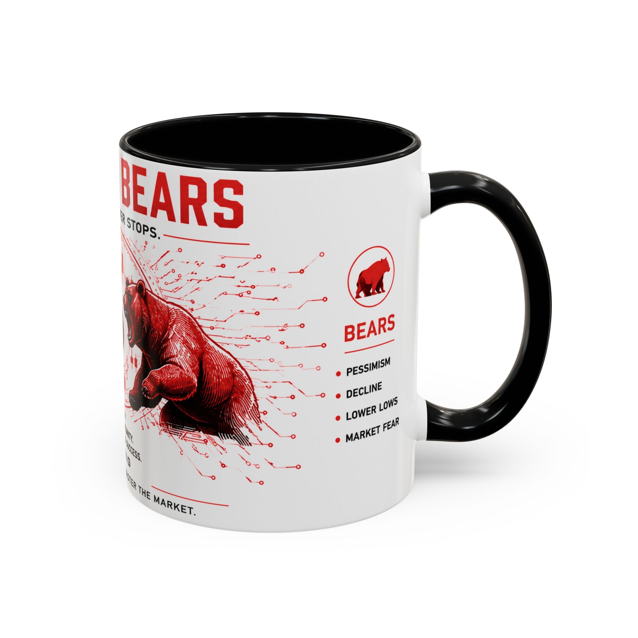 Bulls vs Bears Coffee Mug | Trader Coffee Cup | Stock Market Mug | Crypto Trading Gift | Day Trader Mug | Finance Lover Gift
