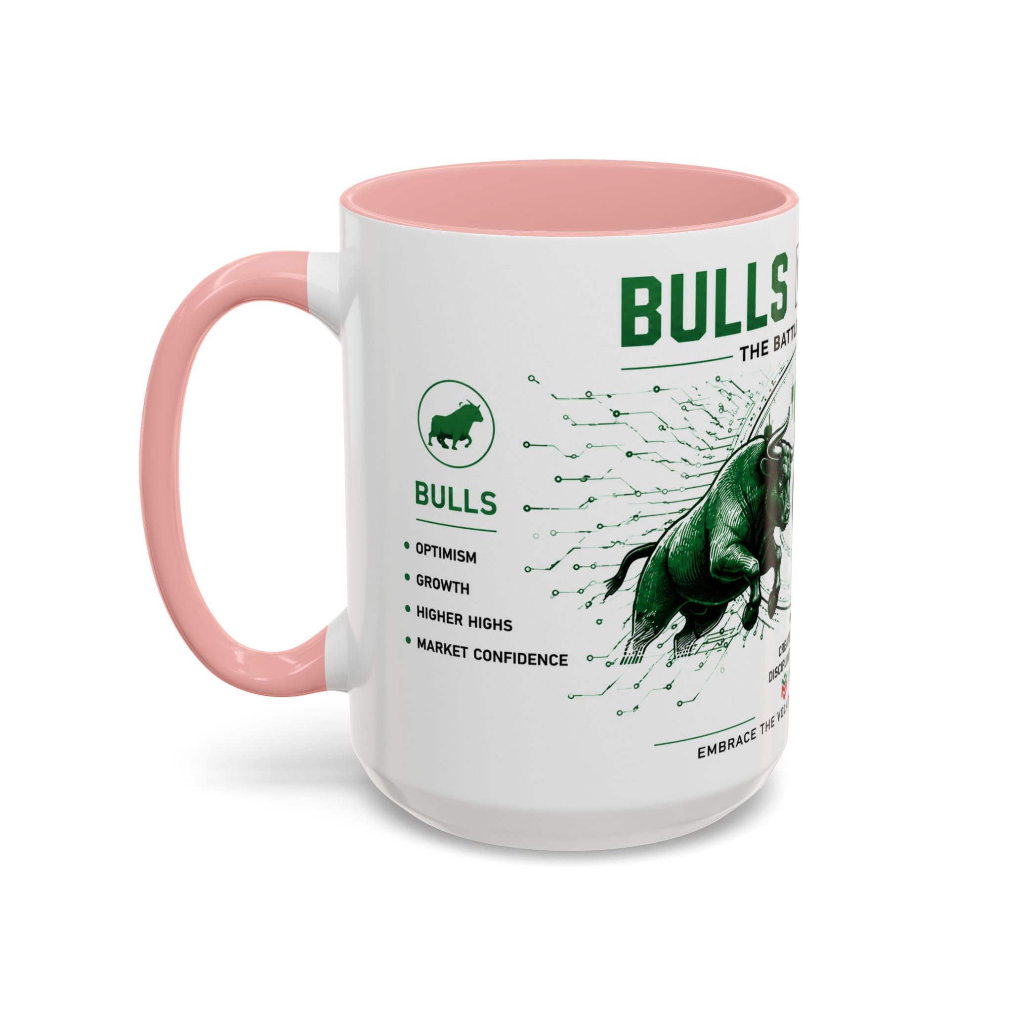 Bulls vs Bears Coffee Mug | Trader Coffee Cup | Stock Market Mug | Crypto Trading Gift | Day Trader Mug | Finance Lover Gift