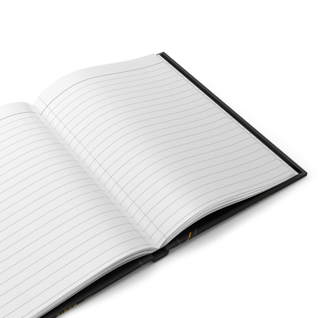 Hardcover MDRIG trading journal for stock market notes crypto research and disciplined execution