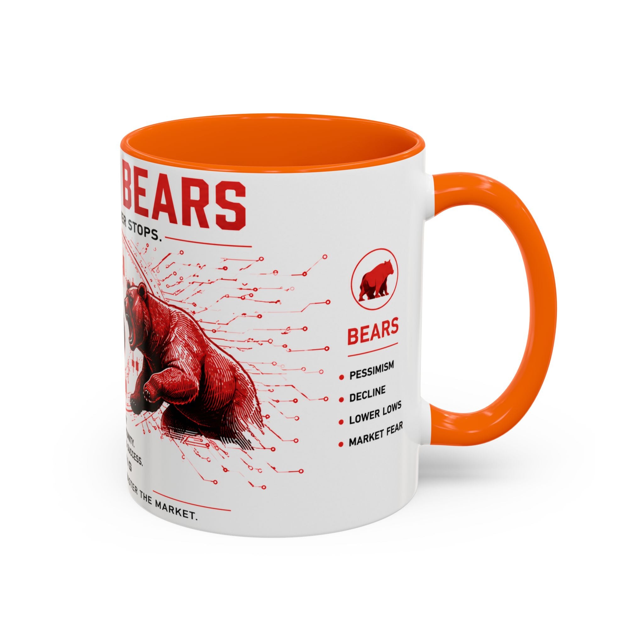 Bulls vs Bears Coffee Mug | Trader Coffee Cup | Stock Market Mug | Crypto Trading Gift | Day Trader Mug | Finance Lover Gift