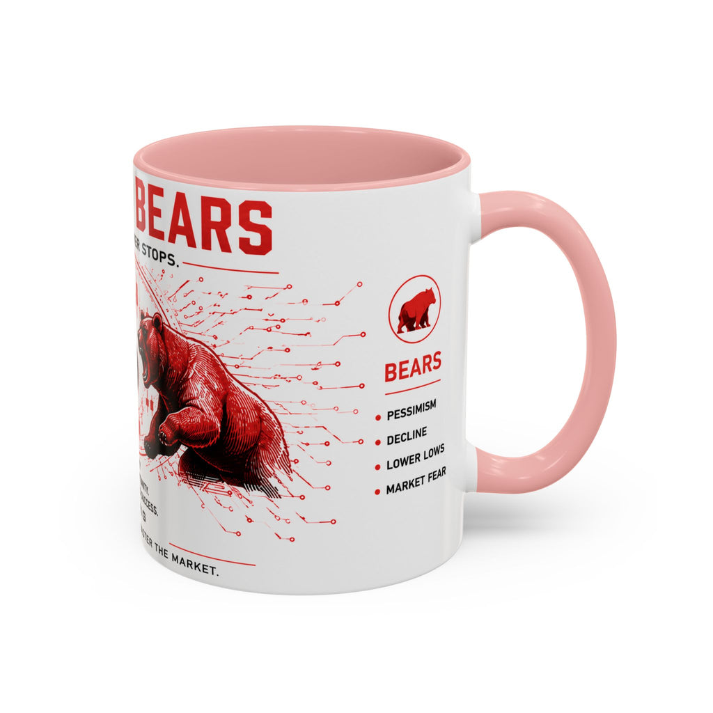 Bulls vs Bears Coffee Mug | Trader Coffee Cup | Stock Market Mug | Crypto Trading Gift | Day Trader Mug | Finance Lover Gift