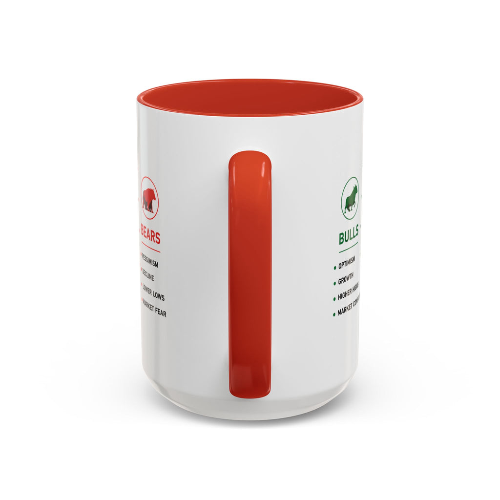 Bulls vs Bears Coffee Mug | Trader Coffee Cup | Stock Market Mug | Crypto Trading Gift | Day Trader Mug | Finance Lover Gift